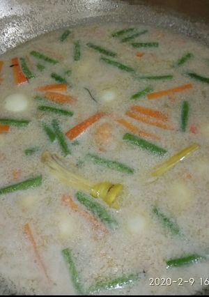 Foto resep Lodeh Buncis Telur Puyuh