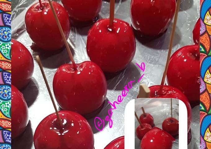Toffee apples 🍎