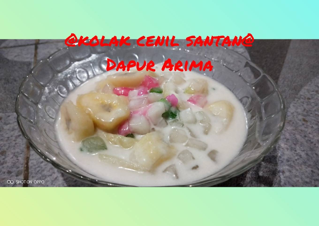 Kolak cenil santan