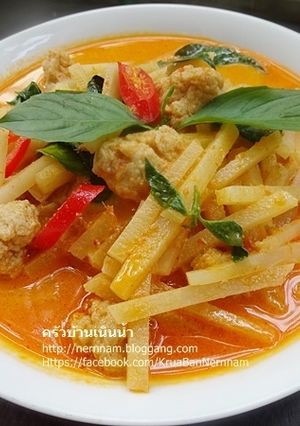 รูปของ แกงเผ็ดยอดมะพร้าว (เจ)