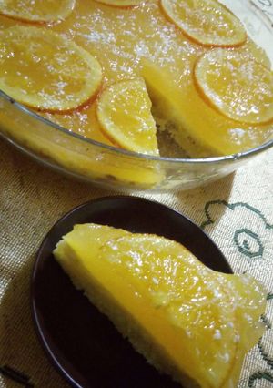 Una foto de Tarta de naranja