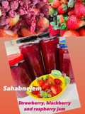 Strawberry, blackberry and raspberry jamمربى كوكتيل التوت والعليق والفراوله🍓🍒🍓🫐