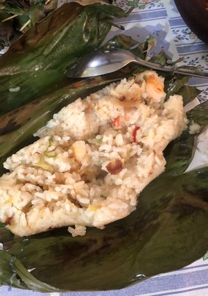 Foto resep Nasi Bakar Udang
