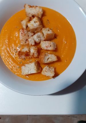 O poză a rețetei Supă cremă de legume.
