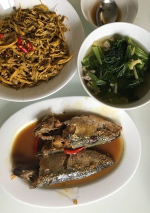 Hình của món Thực đon ngày bão.