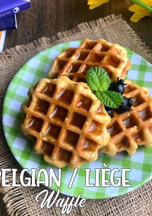 Foto resep Belgian/ Liège Waffle