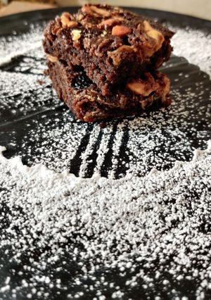 A picture of Banana peanutbutter brownie.