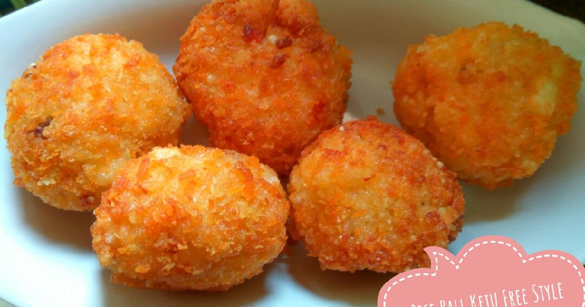 Resep Rice Ball Keju Free Style oleh mrs.rythma - Cookpad