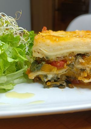 Une photo de 🌱 Lasagne Épinards Butternut