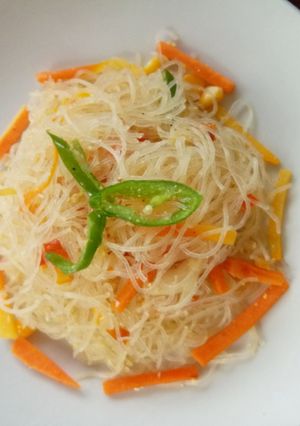 Foto resep Bihun oseng pedas