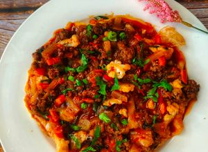 Gambar Telur Bistik Daging
