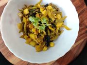 A picture of lauki sabzi
