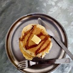 A picture of Eggless pancakes.