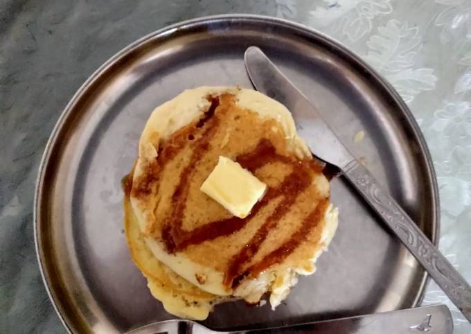 Eggless pancakes Recipe