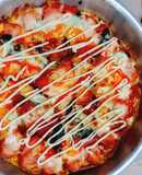 Làm pizza bằng bánh mì sandwich