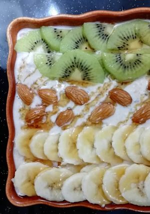 A picture of Overnight Oats....