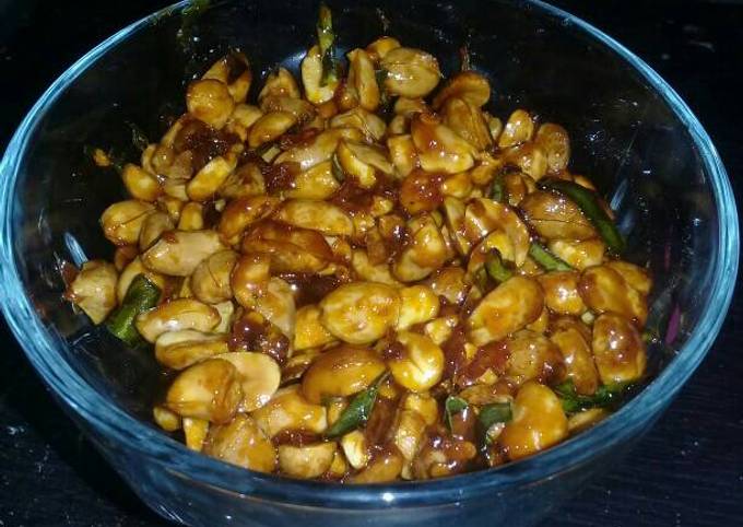 Resep Kacang Manis Pedas, Enak