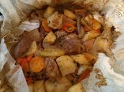 A picture of pork leg meat