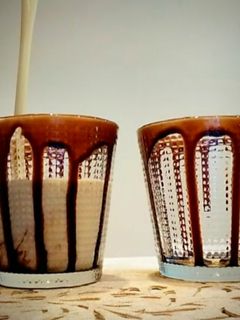 عکسی از دستور معجون موز و شکلات😍