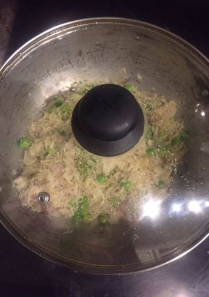 A picture of Matar Pulao.