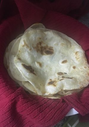صورة لوصفة خبز التورتيلا ❤️