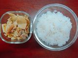 Măng xào thịt
