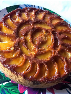 Una foto de Torta de manzana invertida 🍎