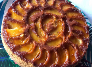 Una foto de Torta de manzana invertida 🍎