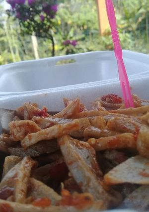 Foto resep Karedok basreng ajiib😁