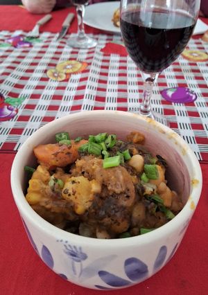 Una foto de Locro vegan