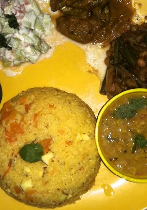 A picture of Sweet Pulav (odia dish).