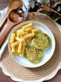 Hamburguesa de brócoli y pollo
