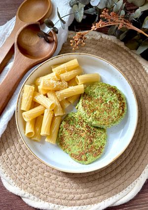 Una foto de Hamburguesa de brócoli y pollo