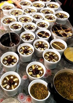 عکسی از دستور آش نذری