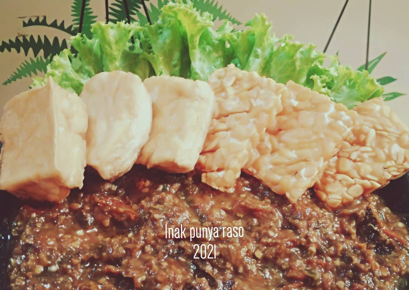 Tahu Tempe Sambal Penyet