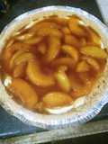 Fried Peach No-Bake Cheesecake