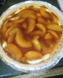 Fried Peach No-Bake Cheesecake