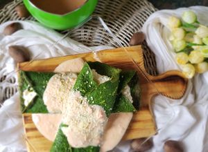 Una foto de Wraps de EspinaCas🍃 Con Salsa rosada.