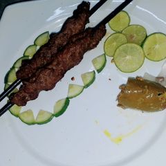 A picture of Seekh kbab🍖.