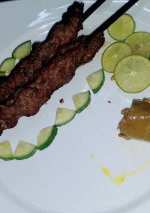 A picture of Seekh kbab🍖.