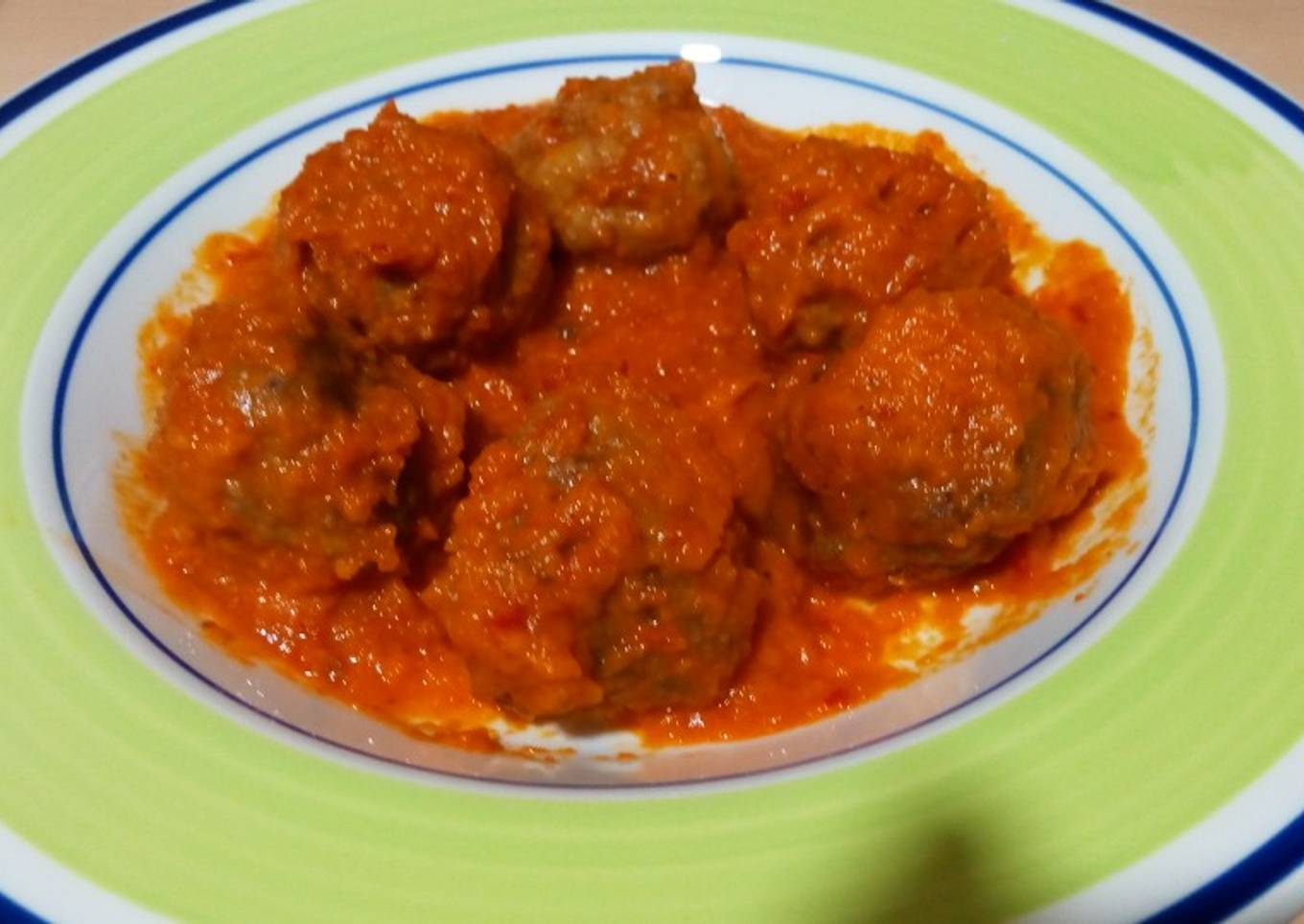 Albóndigas en salsa de miel