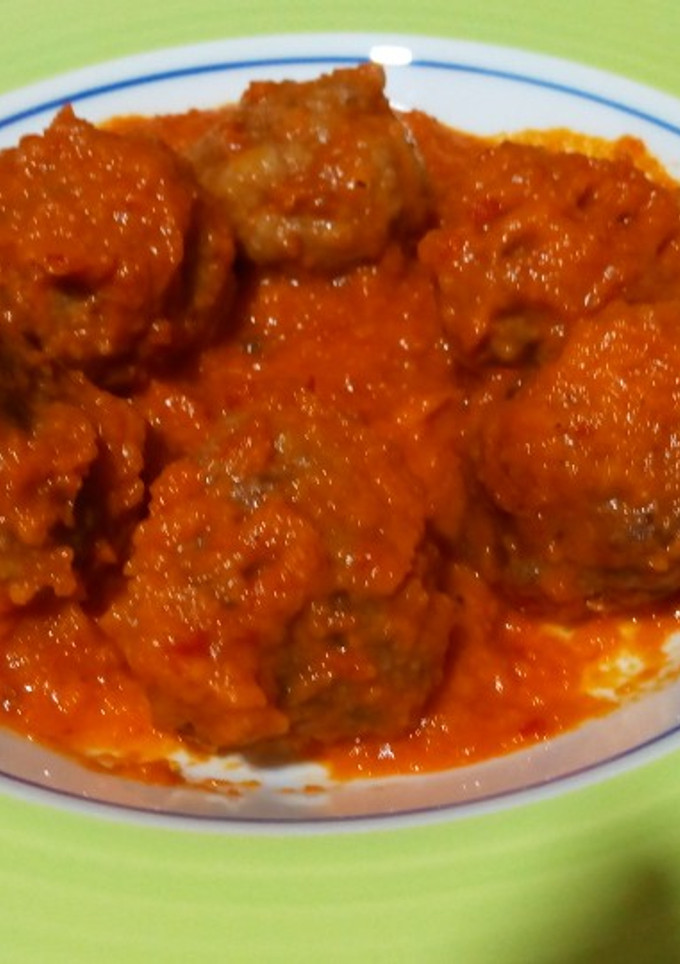 Una foto de Albóndigas en salsa de miel