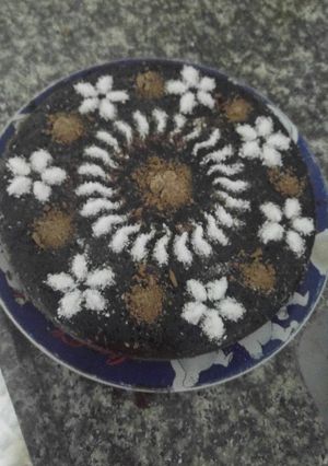 صورة لوصفة كيك المايكرويف ب الخمس معالق بدون بيض