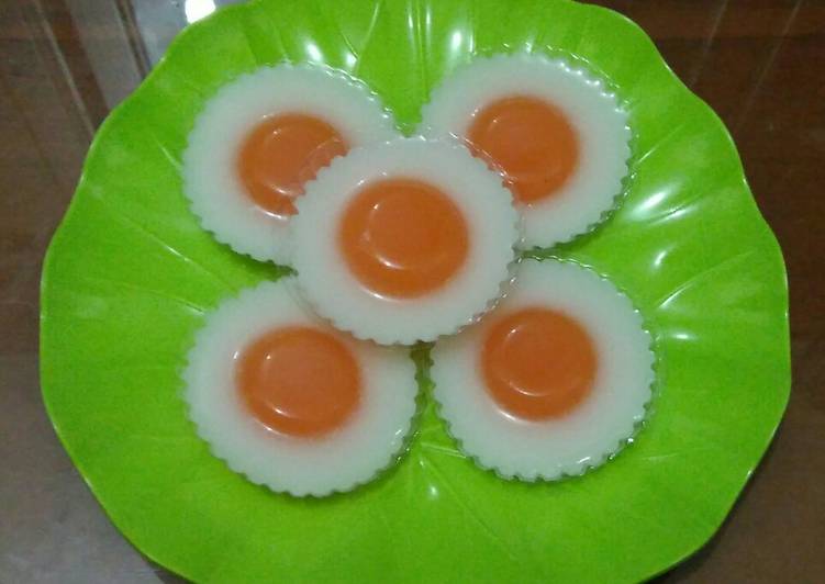 Puding telur ceplok