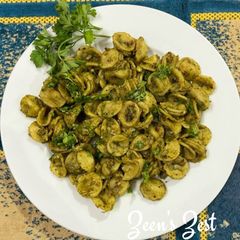Pesto Orecchiette Pasta A picture of Pesto Orecchiette Pasta.