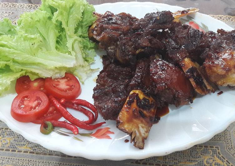 Grill iga sapi bakar mentega pedes level 5 π# kitaberbagi