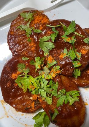 صورة لوصفة بطاطس بصوص ورق العنب🔥