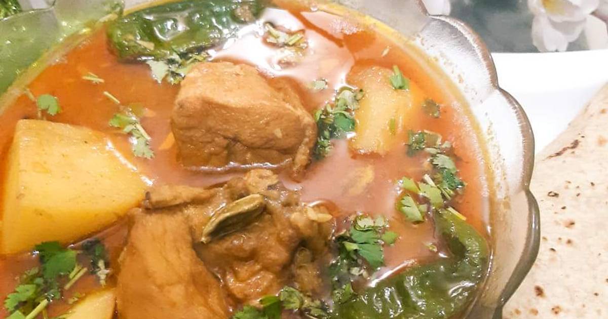 Aloo Chicken Salan Recipe By Afshan Shahnawaz Cookpad