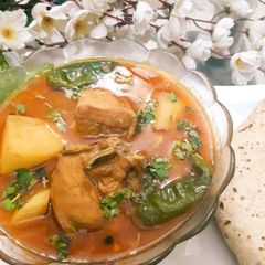 Aloo Chicken Salan A picture of Aloo Chicken Salan.