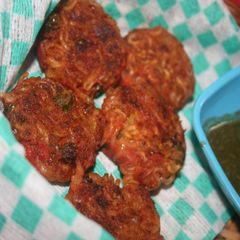 A picture of Maggi Tikki.